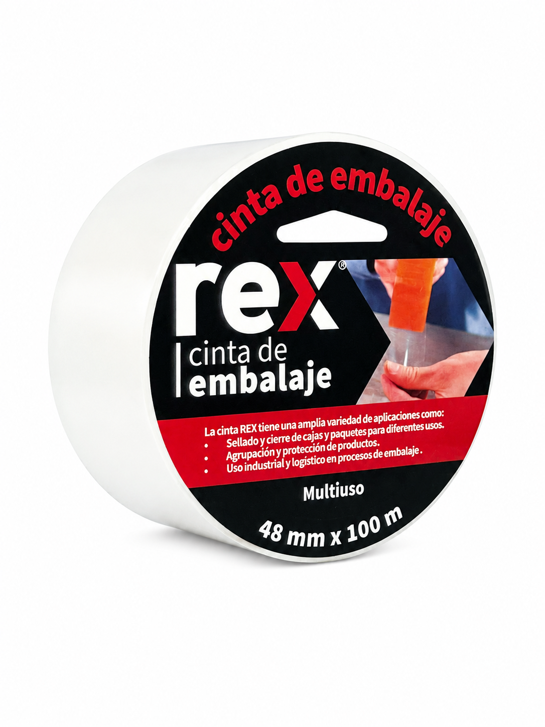 CINTA EMBALAJE TRANSPARENTE 48MM X 100 MTS