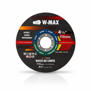 DISCO DE CORTE 4.1/2 X 1MM W-MAX (WURTH)