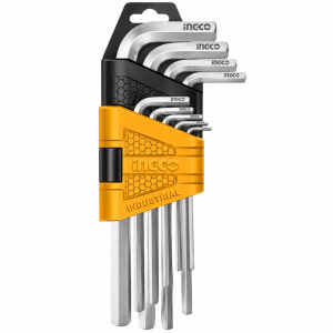 LLAVE ALLEN INGCO 1,5-10 MM JGO 9 PZS