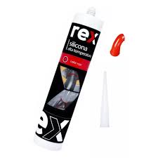 SILICONA ROJA ALTA TEMPERATURA 300ML REX