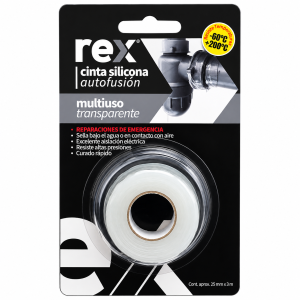 CINTA SILICONA AUTOFUSION 25MM X 3 M - REX