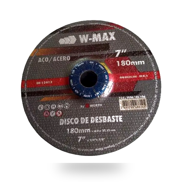 DISCO DESBASTE 7 X 6 MM W-MAX