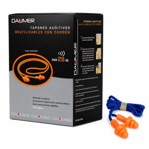 TAPONES AUDITIVOS DAUMER EN BOLSAS 100 UNIDADES