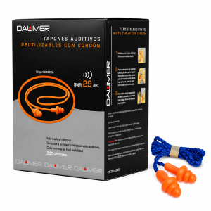 TAPONES AUDITIVOS DAUMER EN BOLSAS 200 UNIDADES