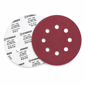 DISCO DE VELCRO 5" OXIDO DE ALUMINIO 8H - 50 PCS