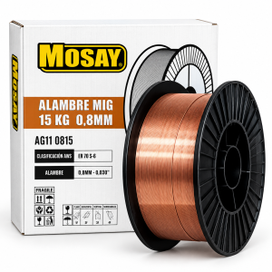 SOLDADURA MIG 0.8 MM ROLLO 15 KG - MOSAY